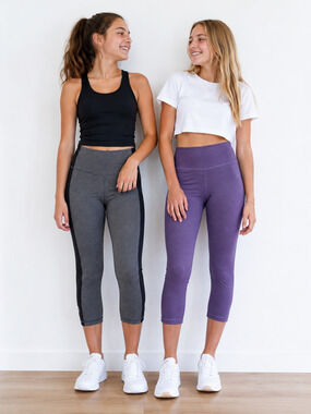 Marika Sport Womens Teen Leggings Pants Size S Capris Running Waking GYM Lot 2